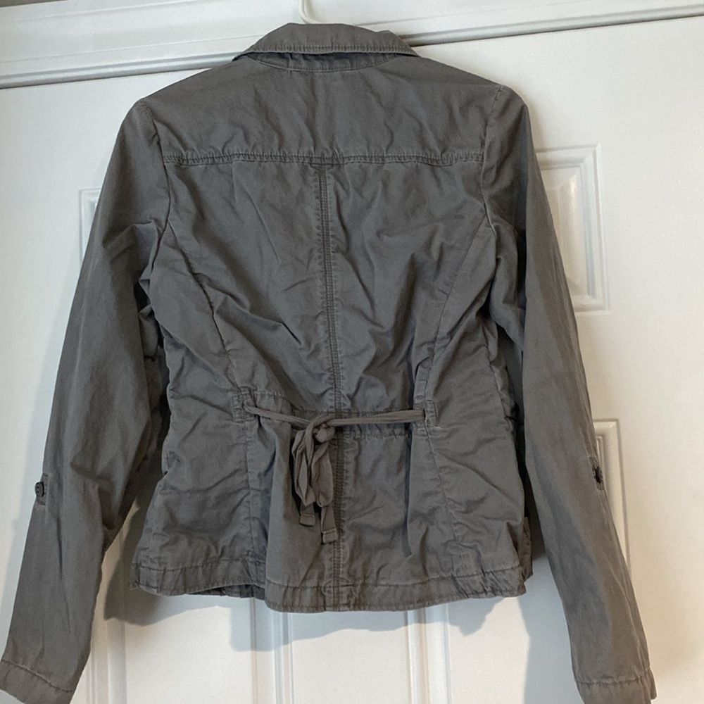 Eddie Bauer Gray Button Up Blazer Size Medium - image 8